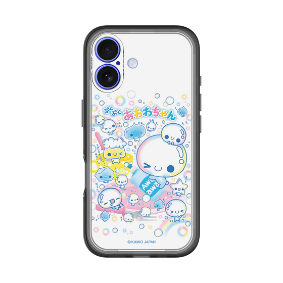 スリムプロテクションプレミアムケース［ ぷくぷくあわわちゃん - あわあわ ］