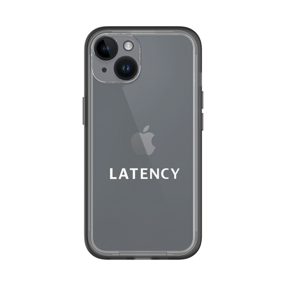 スリムプロテクションプレミアムケース［ LATENCY - Logotype - Clear ］