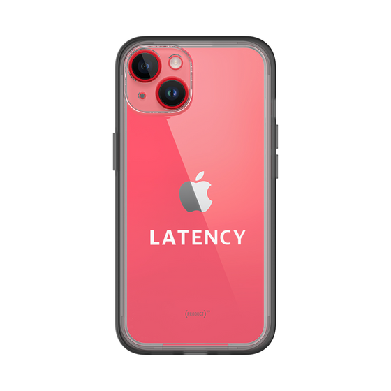 スリムプロテクションプレミアムケース［ LATENCY - Logotype - Clear ］