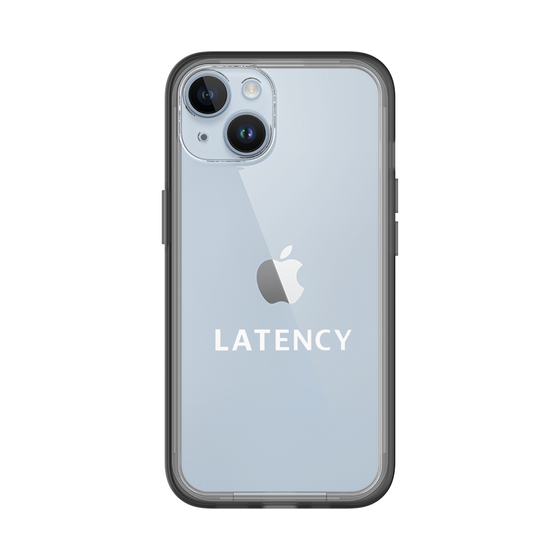 スリムプロテクションプレミアムケース［ LATENCY - Logotype - Clear ］