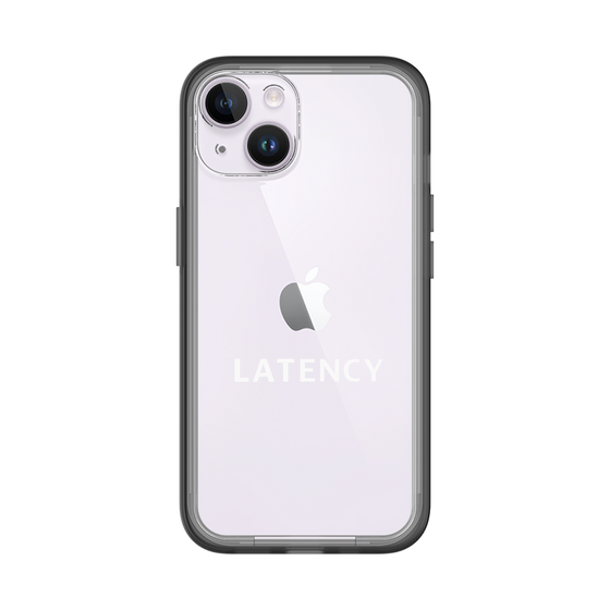 スリムプロテクションプレミアムケース［ LATENCY - Logotype - Clear ］