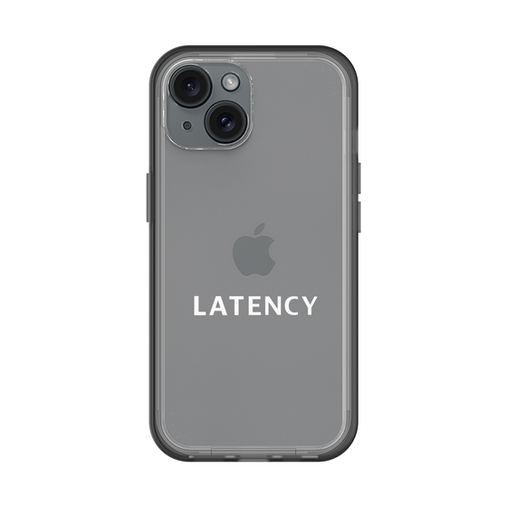スリムプロテクションプレミアムケース［ LATENCY - Logotype - Clear ］