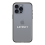 スリムプロテクションプレミアムケース［ LATENCY - Logotype - Clear ］