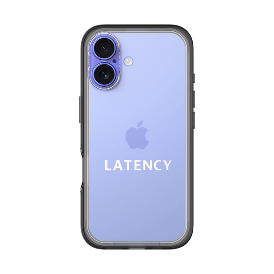 スリムプロテクションプレミアムケース［ LATENCY - Logotype - Clear ］
