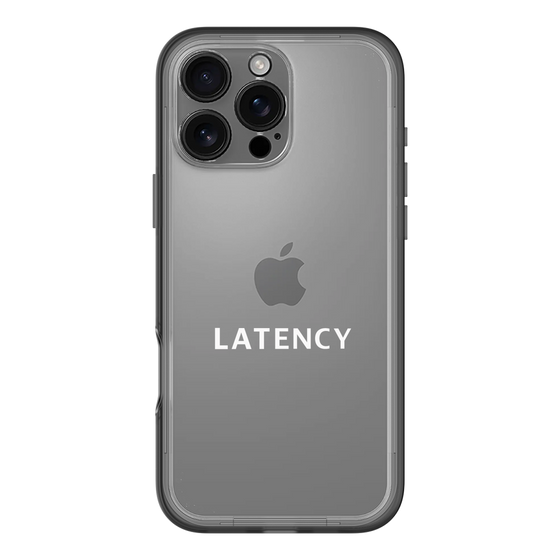 スリムプロテクションプレミアムケース［ LATENCY - Logotype - Clear ］