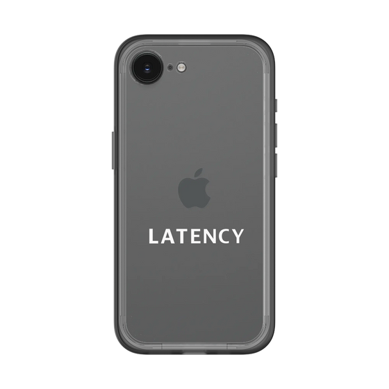 スリムプロテクションプレミアムケース［ LATENCY - Logotype - Clear ］