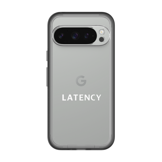 スリムプロテクションプレミアムケース［ LATENCY - Logotype - Clear ］