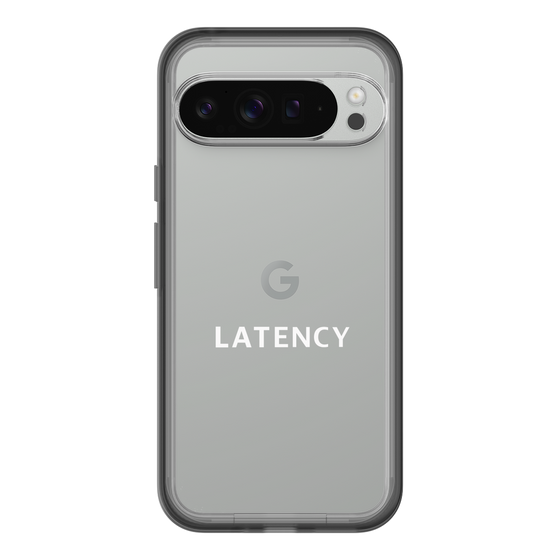 スリムプロテクションプレミアムケース［ LATENCY - Logotype - Clear ］