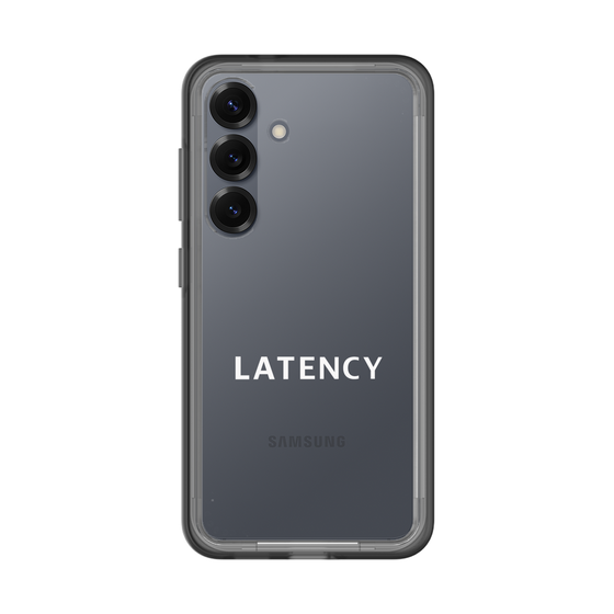 スリムプロテクションプレミアムケース［ LATENCY - Logotype - Clear ］