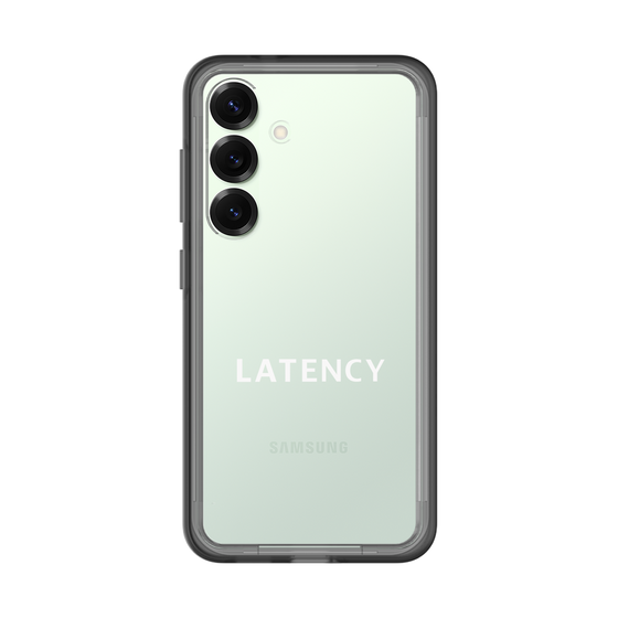 スリムプロテクションプレミアムケース［ LATENCY - Logotype - Clear ］