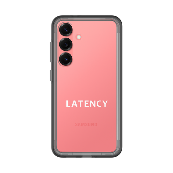スリムプロテクションプレミアムケース［ LATENCY - Logotype - Clear ］