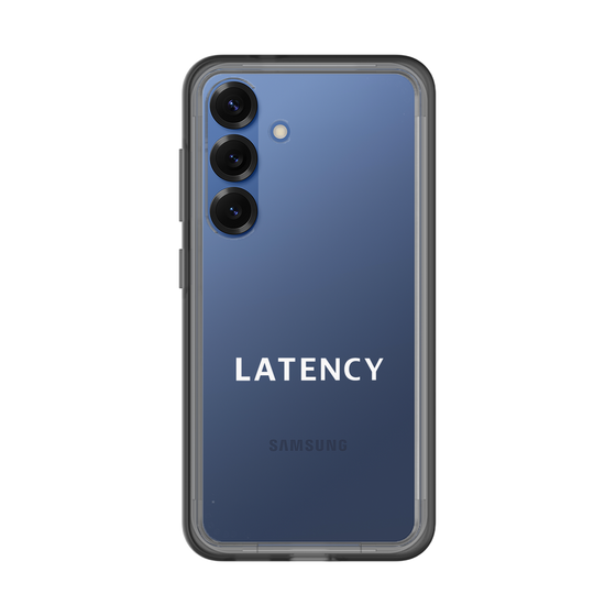 スリムプロテクションプレミアムケース［ LATENCY - Logotype - Clear ］