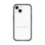 スリムプロテクションプレミアムケース［ LATENCY - Logotype - White ］