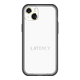 スリムプロテクションプレミアムケース［ LATENCY - Logotype - White ］