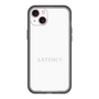 スリムプロテクションプレミアムケース［ LATENCY - Logotype - White ］