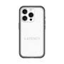 スリムプロテクションプレミアムケース［ LATENCY - Logotype - White ］