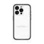 スリムプロテクションプレミアムケース［ LATENCY - Logotype - White ］