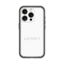スリムプロテクションプレミアムケース［ LATENCY - Logotype - White ］