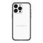 スリムプロテクションプレミアムケース［ LATENCY - Logotype - White ］