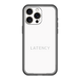 スリムプロテクションプレミアムケース［ LATENCY - Logotype - White ］