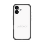 スリムプロテクションプレミアムケース［ LATENCY - Logotype - White ］