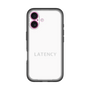 スリムプロテクションプレミアムケース［ LATENCY - Logotype - White ］