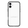 スリムプロテクションプレミアムケース［ LATENCY - Logotype - White ］