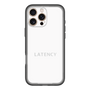 スリムプロテクションプレミアムケース［ LATENCY - Logotype - White ］