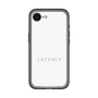 スリムプロテクションプレミアムケース［ LATENCY - Logotype - White ］