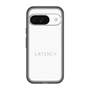 スリムプロテクションプレミアムケース［ LATENCY - Logotype - White ］