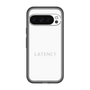 スリムプロテクションプレミアムケース［ LATENCY - Logotype - White ］