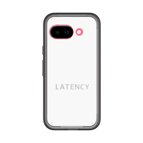 スリムプロテクションプレミアムケース［ LATENCY - Logotype - White ］