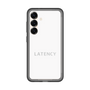 スリムプロテクションプレミアムケース［ LATENCY - Logotype - White ］