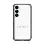 スリムプロテクションプレミアムケース［ LATENCY - Logotype - White ］