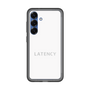 スリムプロテクションプレミアムケース［ LATENCY - Logotype - White ］