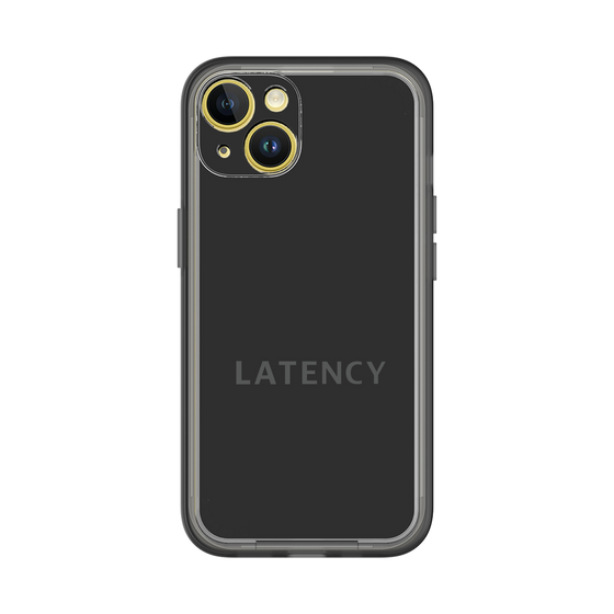 スリムプロテクションプレミアムケース［ LATENCY - Logotype - Black ］