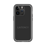 スリムプロテクションプレミアムケース［ LATENCY - Logotype - Black ］