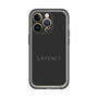 スリムプロテクションプレミアムケース［ LATENCY - Logotype - Black ］