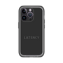 スリムプロテクションプレミアムケース［ LATENCY - Logotype - Black ］