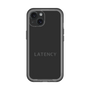 スリムプロテクションプレミアムケース［ LATENCY - Logotype - Black ］