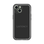 スリムプロテクションプレミアムケース［ LATENCY - Logotype - Black ］