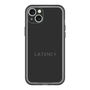 スリムプロテクションプレミアムケース［ LATENCY - Logotype - Black ］