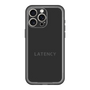 スリムプロテクションプレミアムケース［ LATENCY - Logotype - Black ］