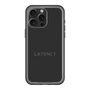 スリムプロテクションプレミアムケース［ LATENCY - Logotype - Black ］