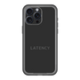 スリムプロテクションプレミアムケース［ LATENCY - Logotype - Black ］
