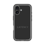 スリムプロテクションプレミアムケース［ LATENCY - Logotype - Black ］