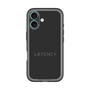 スリムプロテクションプレミアムケース［ LATENCY - Logotype - Black ］