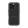 スリムプロテクションプレミアムケース［ LATENCY - Logotype - Black ］