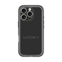 スリムプロテクションプレミアムケース［ LATENCY - Logotype - Black ］