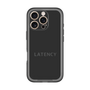 スリムプロテクションプレミアムケース［ LATENCY - Logotype - Black ］